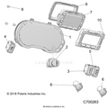 ELECTRICAL: DASH INSTRUMENTS - 2019 POLARIS RANGER XP 1000 EPS