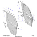 BODY: DOOR FRONT MOUNTING - 2024 POLARIS RANGER 1000 XP CREW NORTHSTAR ULTIMATE TRAIL BOSS