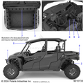 BODY: DECALS WARNING - 2025 POLARIS GENERAL XP 4 1000 PREMIUM