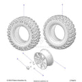 WHEELS: FRONT - 2023 POLARIS GENERAL XP 1000 SPORT