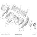 BODY: REAR CLOSEOFF AND FENDERS - 2025 POLARIS GENERAL XP 1000 PREMIUM