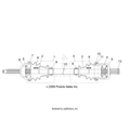 DRIVE TRAIN: FRONT DRIVE SHAFT - 2015 POLARIS RANGER ETX