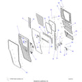 BODY: DOOR REAR - 2024 POLARIS RANGER 570 CREW NORTHSTAR