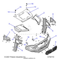 BODY: HOOD & FRONT FENDERS - 2023 POLARIS RANGER 570 CREW NORTHSTAR
