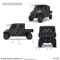 BODY: DECALS GRAPHIC - 2026 POLARIS RANGER 1000 XP CREW NORTHSTAR TEXAS EDITION