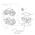 ENGINE: CRANKCASE & OIL SUMP - 2015 POLARIS RANGER ETX