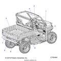 BODY: DECALS GRAPHIC - 2019 POLARIS RANGER 1000 FACTORY CHOICE