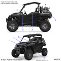 BODY: DECALS - 2021 POLARIS GENERAL XP 1000 HUNTER
