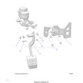 BRAKES: PEDAL - 2024 POLARIS RANGER EV FULL SIZE ULTIMATE