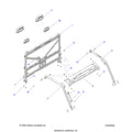 CHASSIS: CAB FRAME - 2022 POLARIS RANGER XP 1000 NORTHSTAR EVAP