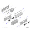BODY: FLOOR CLOSEOFFS & BIN - 2022 POLARIS RANGER CREW 570 RIDE COMMAND