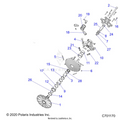 DRIVE TRAIN: PRIMARY CLUTCH - 2021 POLARIS RANGER XP 1000 NORTHSTAR TRAIL BOSS EVAP