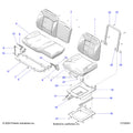 BODY: SEAT ASSEMBLY & SLIDER - 2026 POLARIS RANGER 1000 XP CREW NORTHSTAR ULTIMATE