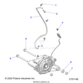 DRIVE TRAIN: FRONT GEARCASE MOUNTING - 2020 POLARIS RANGER 1000 FULL SIZE