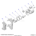 BRAKES: REAR CALIPER - 2022 POLARIS GENERAL XP 1000 DELUXE RIDE COMMAND