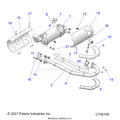 ENGINE: EXHAUST SYSTEM - 2023 POLARIS RANGER 570 CREW NORTHSTAR