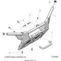 ACCESSORY: FRONT BUMPER - 2021 POLARIS RANGER 1000 EPS FULL SIZE
