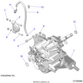 DRIVE TRAIN: MAIN GEARCASE MOUNTING - 2022 POLARIS RANGER CREW 570 RIDE COMMAND