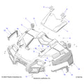 BODY: HOOD & FRONT FASCIA - 2025 POLARIS RANGER 570 FULL SIZE