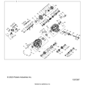 DRIVE TRAIN: MAIN GEARCASE INTERNALS - 2023 POLARIS RANGER EV FULL SIZE ULTIMATE