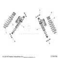 SUSPENSION: REAR SHOCK MOUNTING - 2020 POLARIS GENERAL 1000 DELUXE RIDE COMMAND