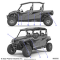 BODY: DECALS - 2023 POLARIS GENERAL XP 4 1000 PREMIUM