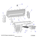BODY: REAR CLOSEOFF & FENDERS - 2021 POLARIS RANGER XP 1000