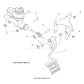 BRAKES: PEDAL & MASTER CYLINDER MOUNTING - 2016 POLARIS RANGER 800 6X6