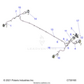 BRAKES: BRAKE LINES & MASTER CYLINDER - 2022 POLARIS RANGER CREW 570 RIDE COMMAND