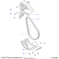 DRIVE TRAIN: CHAIN GUARD - 2021 POLARIS RANGER 150 EFI