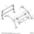 CHASSIS: CAB FRAME - 2021 POLARIS GENERAL 1000 PREMIUM EPS