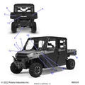 BODY: DECALS GRAPHIC - 2022 POLARIS RANGER CREW XP 1000 NORTHSTAR ULTIMATE