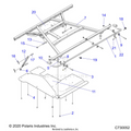 BODY: BOX MOUNTING - 2021 POLARIS RANGER XP 1000 NORTHSTAR TRAIL BOSS EVAP