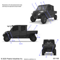 BODY: DECALS - 2026 POLARIS RANGER XD 1500 NORTHSTAR MOUNTAINEER EDITION CREW