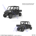 BODY: DECALS GRAPHIC - 2026 POLARIS RANGER 1000 XP CREW TEXAS EDITION