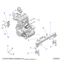 ENGINE: MOUNTING & LONG BLOCK - 2020 POLARIS RANGER CREW 1000 FULL SIZE EPS FO