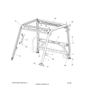 CHASSIS: CAB FRAME - 2021 POLARIS RANGER 500