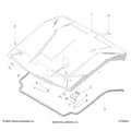 BODY: ROOF - 2025 POLARIS GENERAL XP 1000 ULTIMATE