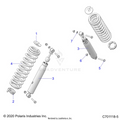 SUSPENSION: FRONT SHOCK MOUNTING - 2021 POLARIS GENERAL 1000 SPORT EPS