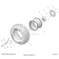 WHEELS: REAR - 2025 POLARIS RANGER 570 FULL SIZE