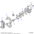 BRAKES: REAR CALIPER - 2022 POLARIS GENERAL 1000 PREMIUM EPS