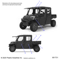 BODY: DECALS GENERAL - 2026 POLARIS RANGER 1000 XP CREW NORTHSTAR TEXAS EDITION