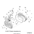 DRIVE TRAIN: CLUTCH COVER & DUCTING - 2024 POLARIS RANGER 570 FULL SIZE