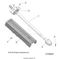 DRIVE TRAIN: FRONT PROP SHAFT - 2019 POLARIS RANGER 1000 FACTORY CHOICE