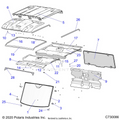 BODY: ROOF & CAB - 2020 POLARIS RANGER CREW XP 1000 EPS NORTHSTAR RIDE COMMAND