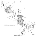 ENGINE: TRANSMISSION MOUNTING & LONG BLOCK - 2017 POLARIS RANGER CREW 570 EFI