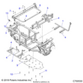 CHASSIS: FRAME - 2021 POLARIS RANGER 570 FULL SIZE