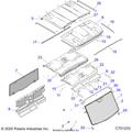 BODY: ROOF & CAB - 2021 POLARIS RANGER CREW XP 1000 NORTHSTAR