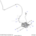 DRIVE TRAIN: FRONT GEARCASE MOUNTING - 2021 POLARIS RANGER CREW XP 1000 EPS HIGH LIFTER