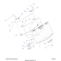 BODY: WINDSHIELD FIXED - 2025 POLARIS RANGER 1000 XP NORTHSTAR PREMIUM